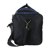 Dalix 20 Inch Sports Duffle Bag with Mesh and Valuables Pockets, Navy Blue