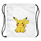 Olss-Original Shoulder Bag Pumping Rope Backpack Pokemon Go! Pattern Printed Bundle Mouth Single