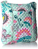 Vera Bradley Iconic Hipster, Signature Cotton, Mint Flowers