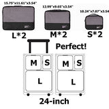 Best Packing Cubes Set Travel Luggage Organizers Suitcase Lightweight Accessories