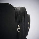 Samsonite Transyt Expandable Softside Luggage Set with Spinner Wheels, 2-Piece (20"/28"), Black