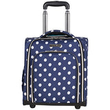 Heritage Travelware Albany Park 16" 600d Polka Dot Polyester 2-Wheel Underseater Carry-on