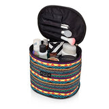 Aziza Tribal Print Makeup Organizer | Fashionable Cosmetics Bag | Multi-functional Cute Big