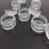 Goiio 5Gram/ 5ML Plastic Pot Jars, Cosmetic Containers, Samples Container(55 Pcs)
