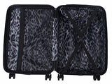 Nicole Miller New York Wild Side Collection Hardside 28" Luggage Spinner (28in, Wild Side Charcoal)