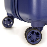 Delsey Luggage Bastille Lite 25 Inch 4 Wheel Spinner, Blue