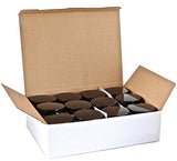 Vivaplex, 12, Amber, 4 oz, Round Glass Jars, with Inner Liners and black Lids