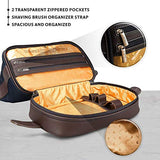 Vetelli Leo Leather Toiletry Bag for Men - Dopp Kit - Handmade for Travelling Vacations and