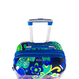 Gabbiano Floral 3 Piece Hardside Expandable Spinner Luggage Set (Retro Floral)