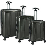 The Set Of Classic Charcoal Prokas Ultimax 3-Piece Spinner Luggage Set