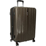 Traveler'S Choice Tasmania 29" Exp Hardsided Spinner Suitcase In Dark Brown