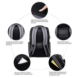 Laptop Backpack 17 Inch Travel Computer Pack Bag with USB Charging Port Waterproof Oxford College