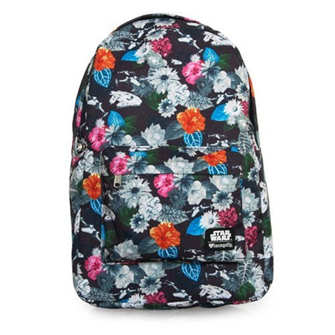 Loungefly Star Wars Floral Print Laptop Backpack (Multi Colored)