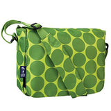Wildkin Big Dots Kickstart Messenger Bag, Green