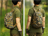 25L Military MOLLE Backpack Rucksack Gear Tactical Assault Pack School Bag for Camping (Jungle