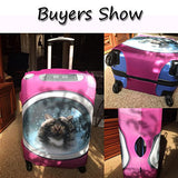 Halloween Grimace Pumpkin Printing Travel Luggage Covers Suitcase Protector