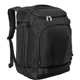 eBags TLS Mother Lode Weekender Junior 19" Carry-On Travel Backpack - Fits Up to 17.5" Laptop - (Solid Black)