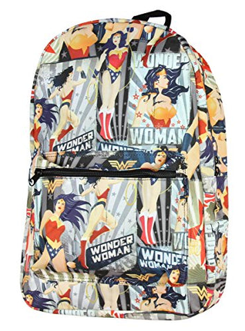 DC Comics Wonder Woman All Over Print Backpack