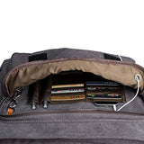 Estarer 17.3 Inch Laptop Messenger Bag Water-resistance Canvas Computer Bag for Office Work College