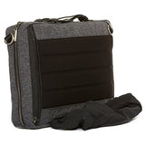 Hook And Albert Melange Fabric 3-Way Carryall, Grey (Grey)