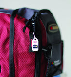 Dynotag Web/Gps Enabled Qr Code Smart Micro Zipper Tags: 9 (3X3Strip)+Snaphooks