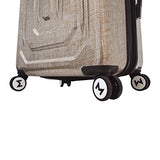 Mia Toro Luggage Macchiolina Polish Hardside 26 Inch Spinner, Gold, One Size