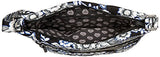 Vera Bradley Triple Zip Hipster, snow lotus