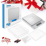 [New Version] AMIR Digital Kitchen Scale, 500g/ 0.01g Mini Pocket Jewelry Scale, Cooking Food