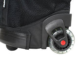 J World New York Sunny Rolling Backpack, Black, One Size