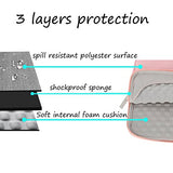 MOSISO Polyester Fabric Multifunctional Sleeve Briefcase Handbag Case Cover Compatible 13-13.3 Inch