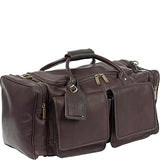 Claire Chase Distressed Hampton Leather Duffel Bag In Cafe