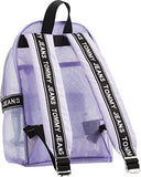 Tommy Jeans Logo Tape Mini Mesh Womens Backpack One Size Pastel Lilac