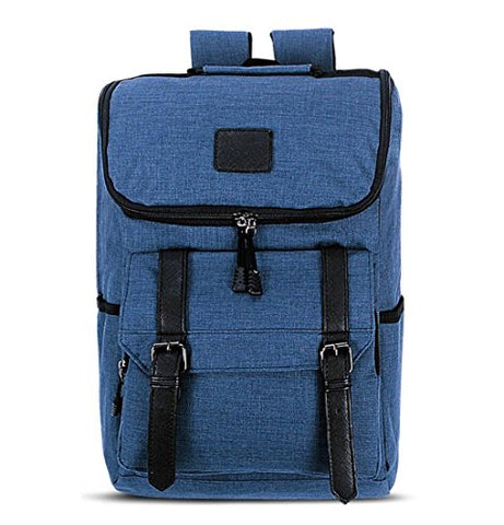 Laptop Outdoor Backpack Travel Hiking Rucksack Camping Knapsack Shoulder Schoolbag Blue