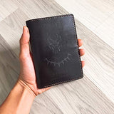 Unik4art - Black Panther leather passport wallet holder cover case superhero marvel wakanda - 1BL