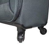 Mia Toro Italy Idice Softside 24 Inch Spinner, Black