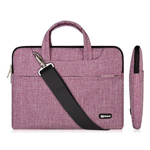 Qishare 11.6 12inch Laptop Case, Laptop Shoulder Bag, Multi-functional Notebook Sleeve, Carrying