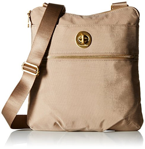 Baggallini Hanover Crossbody Bag Gold Hardware, Beach, One Size