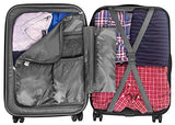 Revo Impact Ii Hardside Luggage 3 Piece Set | 20" 25" 30" Navy - Made In Usa (Navy)