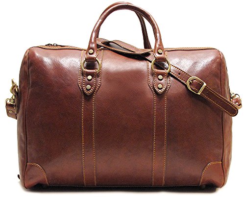 Floto Tavoli Shoulder Bag – Saddle Brown Italian Calfskin Leather, Made In Italy