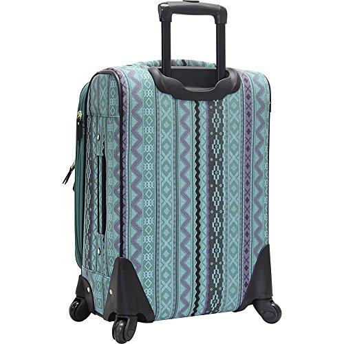 Steve Madden Designer Luggage Collection - Lightweight Softside Expandable Suitcase for Men & Women - Durable 20 inch Carry on Bag with 4-Rolling