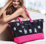 Victoria'S Secret Black Friday 2013 Limited Ed. Weekender Bag Black/Pink