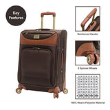 Caribbean Joe 24 Inch 8 Wheel Spinner, Chocolate Brown, One Size