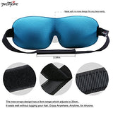 3D Sleep Mask (New Design by PrettyCare with 2 Pack) Eye Mask for Sleeping - Contoured Eyemask for Airplane with EarPlugs & Yoga Silk Bag for Travel - Best Night Blindfold Eyeshade for Men Women Kids