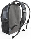 FUL Dax Padded Laptop Backpack, Fits Up to 15in Laptops, Black/Gray
