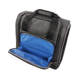 ORIGINAL PENGUIN Men's Ethan Wheeled Under The Seat Carry On Bag, Black Crosshatch