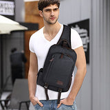 S-Zone Sling Bag For Men Chest Shoulder Gym Backpack Sack Satchel Outdoor Crossbody Pack