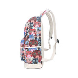 S Kaiko Modern Style Canvas Backpack Casual Daypacks School Backpack For Women And Men Laptop
