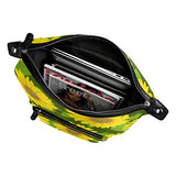 Colourlife Vibrant Sunflowers Stylish Casual Shoulder Backpacks Laptop School Bags Travel