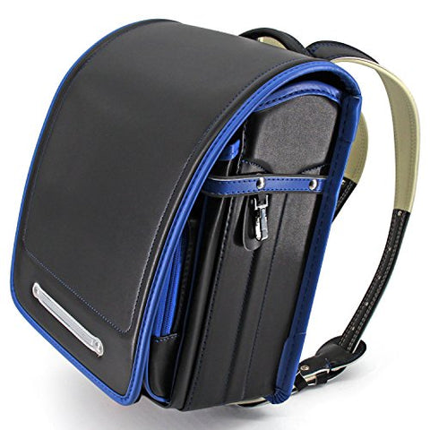 Ransel Randoseru Semi-automatic Japanese school bag for boys Senior PU leather Large capacity light