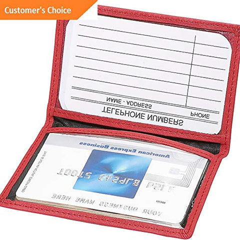 Sandover Royce Leather Tri-View Id Holder 2 Colors Womens Wallet NEW | Model LGGG - 11288 |